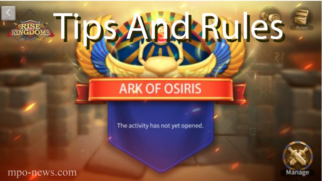 Tips dan Rules Ark of Osiris